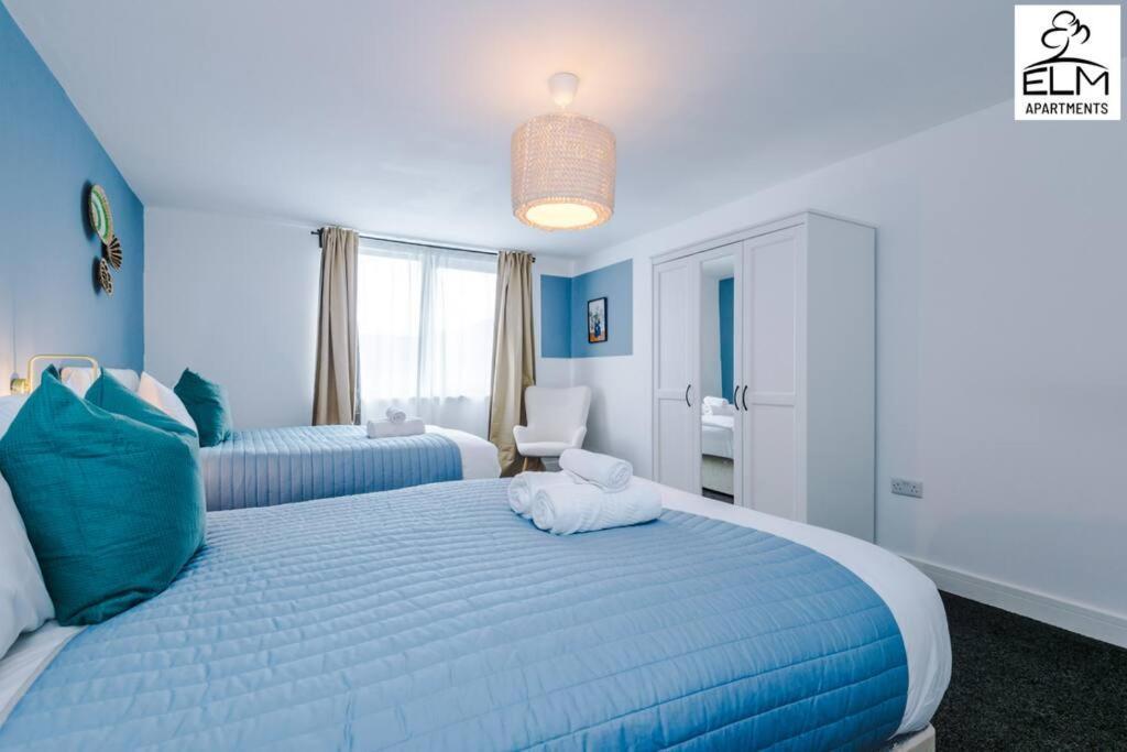 Apartment Luxurious 1-bedroom Apartment, Sleeps 4, Free Parking Manchester
