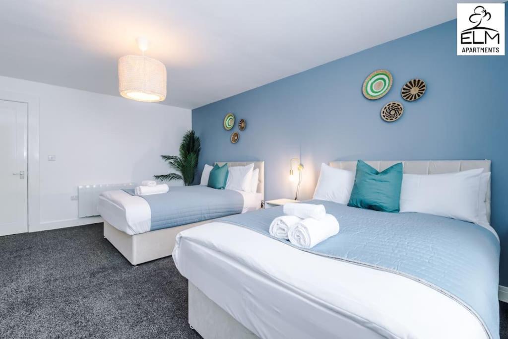 Luxurious 1-bedroom Apartment, Sleeps 4, Free Parking Apartamento Mánchester